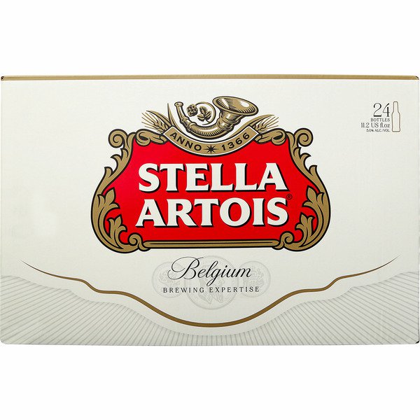stella artois premium belgian lager bottles 24 x 11 2 fl oz