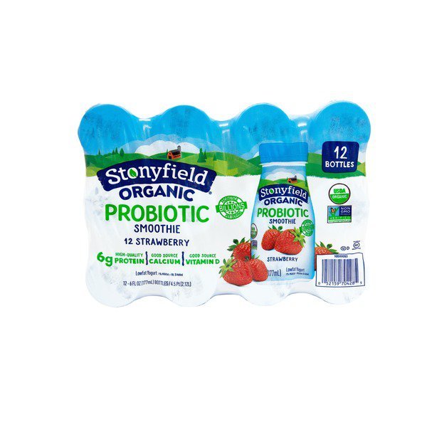 stonyfield organic smoothies w probiotics 12 6 oz 3