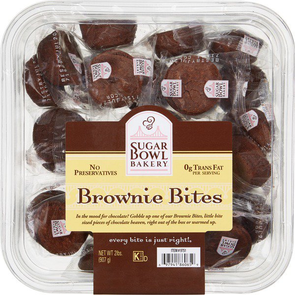 sugar bowl brownie bites 32 oz