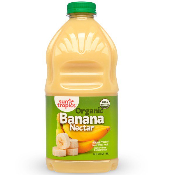 sun tropics organic banana nector 2 64 ounce bottles