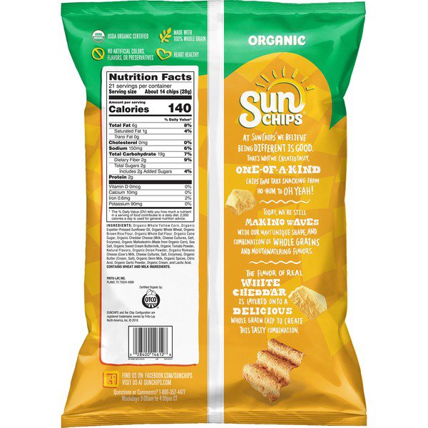 sunchips organic white cheddar 21 oz 1