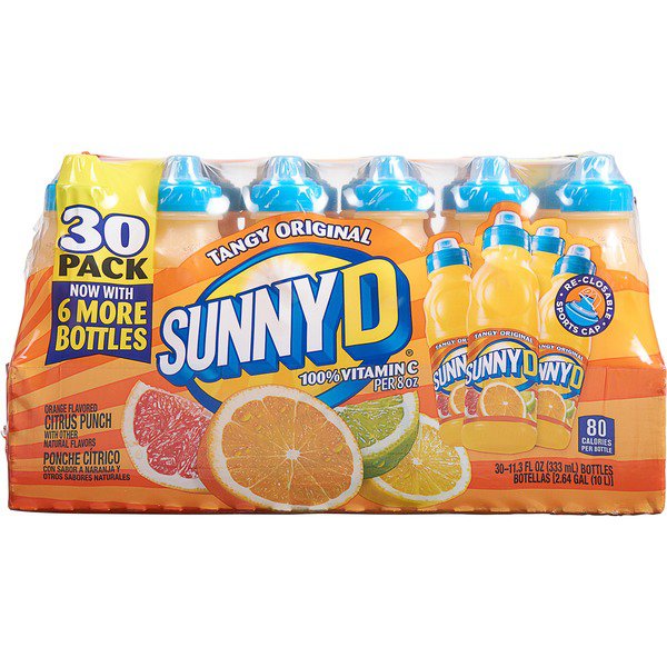 sunny d sport cap tangy original juice 30 x 11 3 fl oz