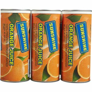 sunshine orange juice 100 frozen concentrated 6 x 16 fl oz