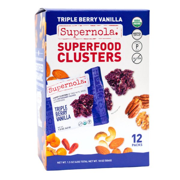 supernola org triple berry clusters 12 ct