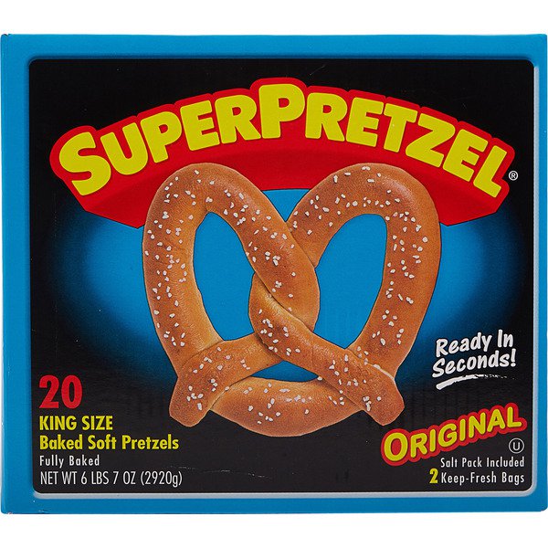 superpretzel soft pretzels 20 x 5 oz