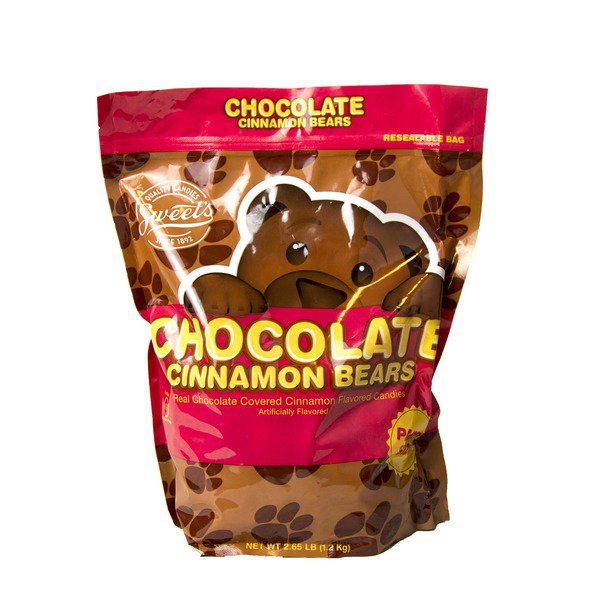 sweets chocolate cinnamon bears 2 65 lbs
