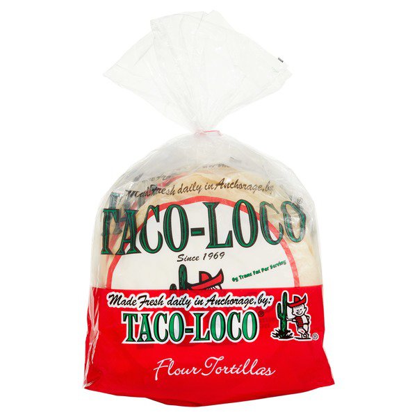 taco loco 8 flour tortillas 30 ct