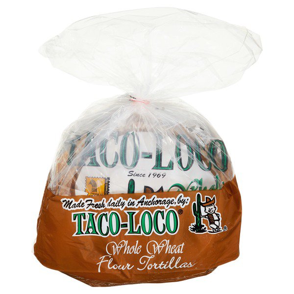 taco loco 8 whole wheat tortillas 3 x 15 8 oz