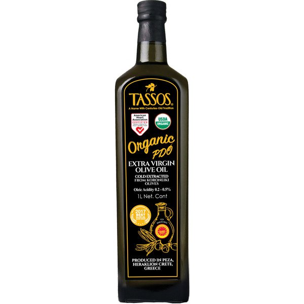 tassos extra virgin olive oil organic pdo 1l