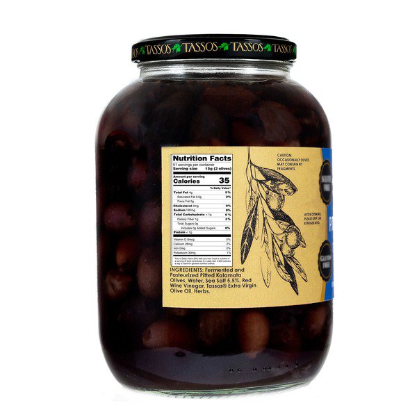 tassos pitted kalamata olives 52 91 oz 1
