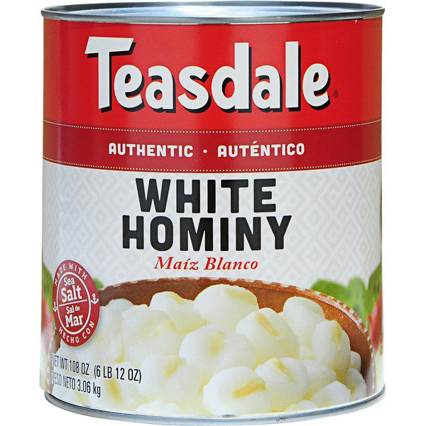 teasdale white hominy108 oz
