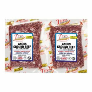 teva glatt kosher angus ground beef