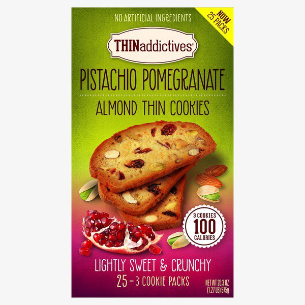 thinaddictives pistachio pomegranate almond cookies 20 32oz