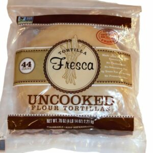 tortilla fresca uncooked flour tortillas 78 oz