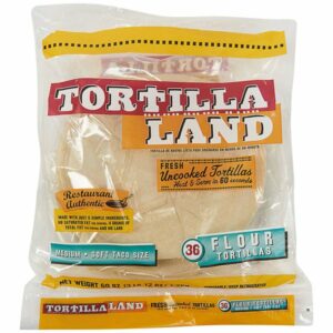 tortillaland 8 uncooked flour tortillas 36 ct