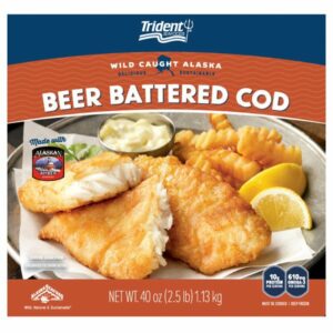 trident seafoods wild alaskan beer battered cod 40 oz