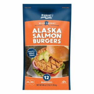 trident wild alaskan salmon burgers 12 x 4 oz