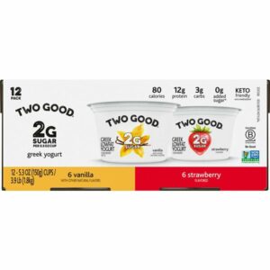 two good greek yogurt 12 x 5 3 oz