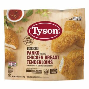 tyson foods panko breaded chicken tenders 5 lbs