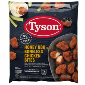 tyson honey bbq style bites 3 25 lbs