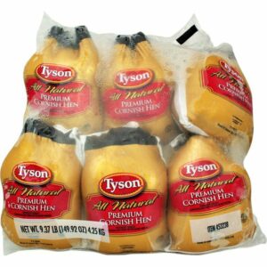 tyson premium cornish hen 6 ct