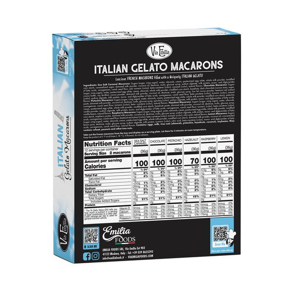 via emilia italian gelato macarons variety 15 2 oz 1