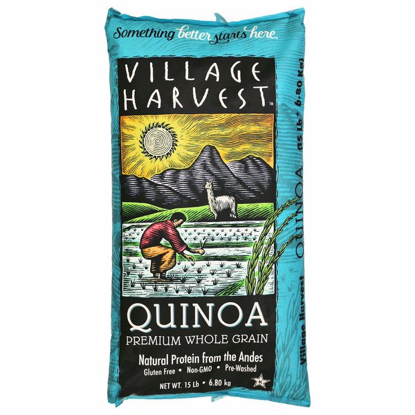 village harvest peruvian white quinoa 15 lb