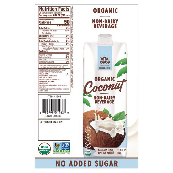 vita coco organic coconut milk 1
