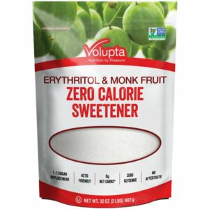 volupta erythritol and monk fruit zero calorie sweetener 32 oz