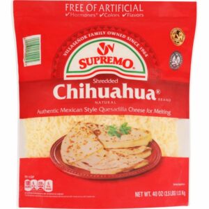 vv supremo queso chihuahua shredded 2 5 lb