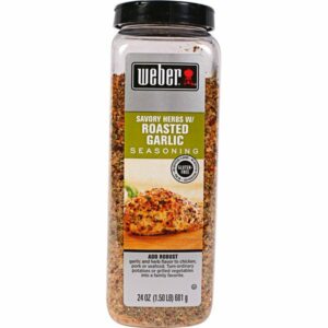 weber grill savory herbs and roasted garlic 24 oz