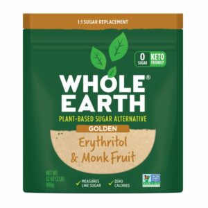 whole earth golden erythritol monkfruit 2 lb