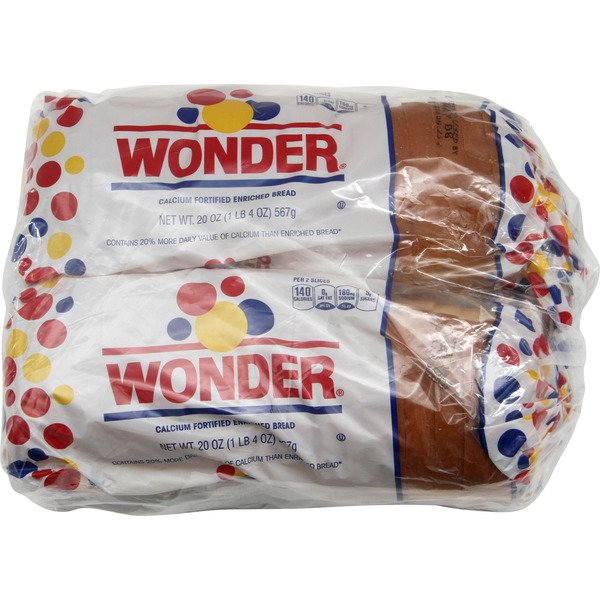 wonder classic white bread 2 x 20 oz
