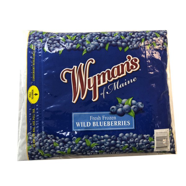 wymans fresh frozen wild blueberries 4 lbs