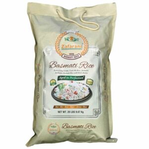 zafarani basmati rice 20 lbs