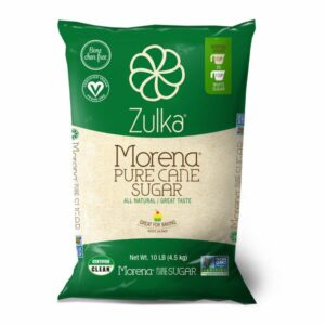 zulka pure cane granulated sugar 10 lb