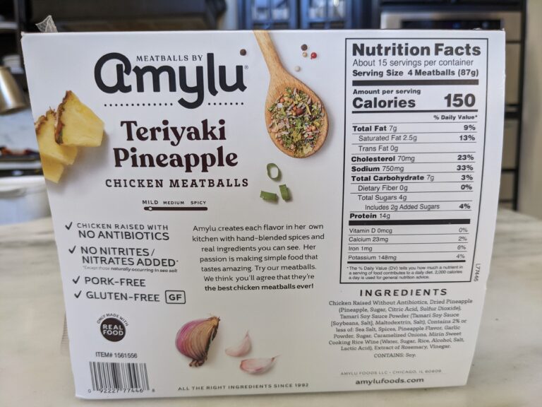 Costco AmyLu Chicken Teriyaki Meatballs scaled