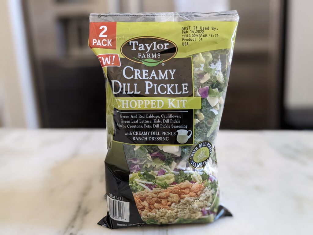 Costco Dill PIckle Salad scaled