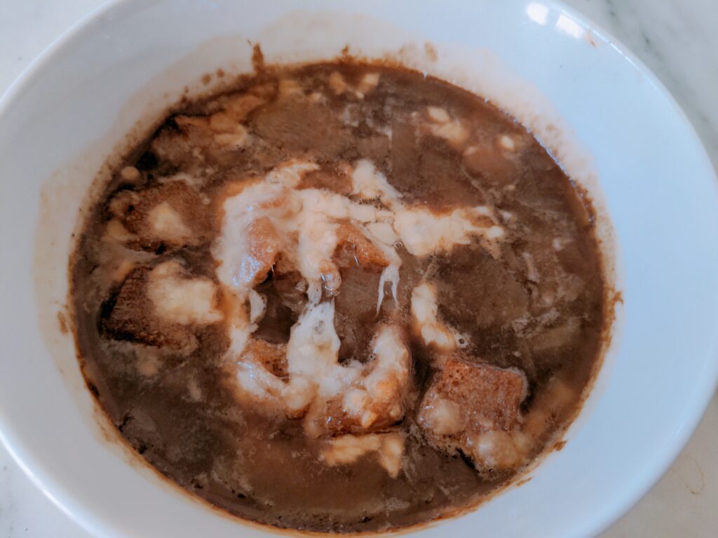 Costco French Onion Soup Cooked scaled