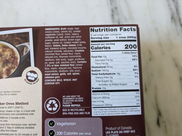 Costco French Onion Soup Nutritional Facts and Ingredients scaled