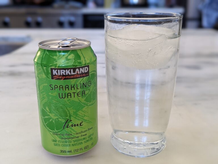 Costco Sparkling Water Lime Kirkland Signature scaled