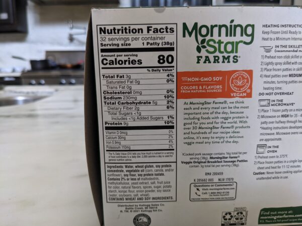 Healthy MorningStar Veggie Patties scaled