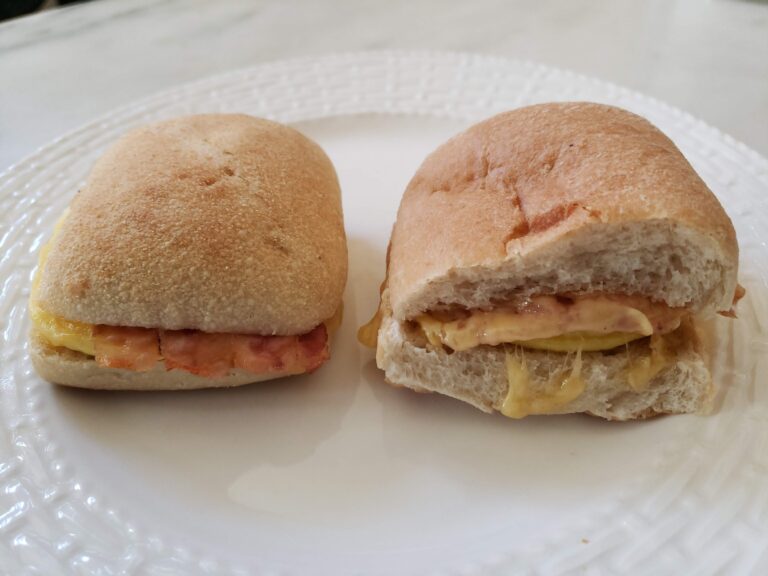 Costco Breakfast sandwich vs Starbucks scaled