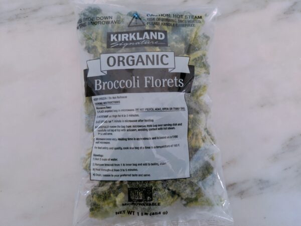 Costco Broccoli Florets Frozen Organic scaled