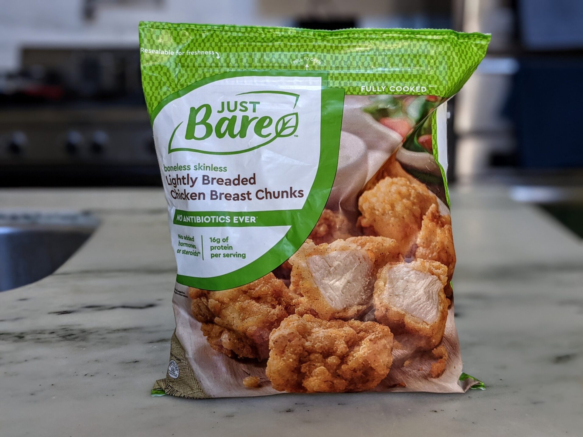 costco just bare chicken nuggets nutrition