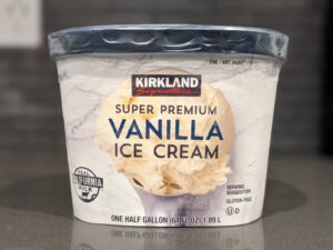 Kirkland Signature Super Premium Vanilla Ice Cream Costco
