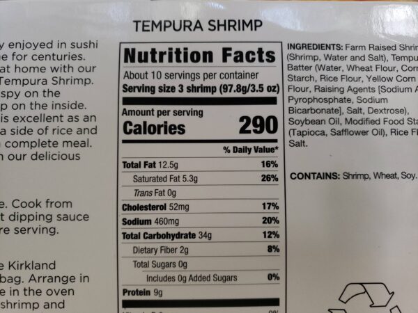 Costco-Shrimp-Tempura-Nutritional-Information