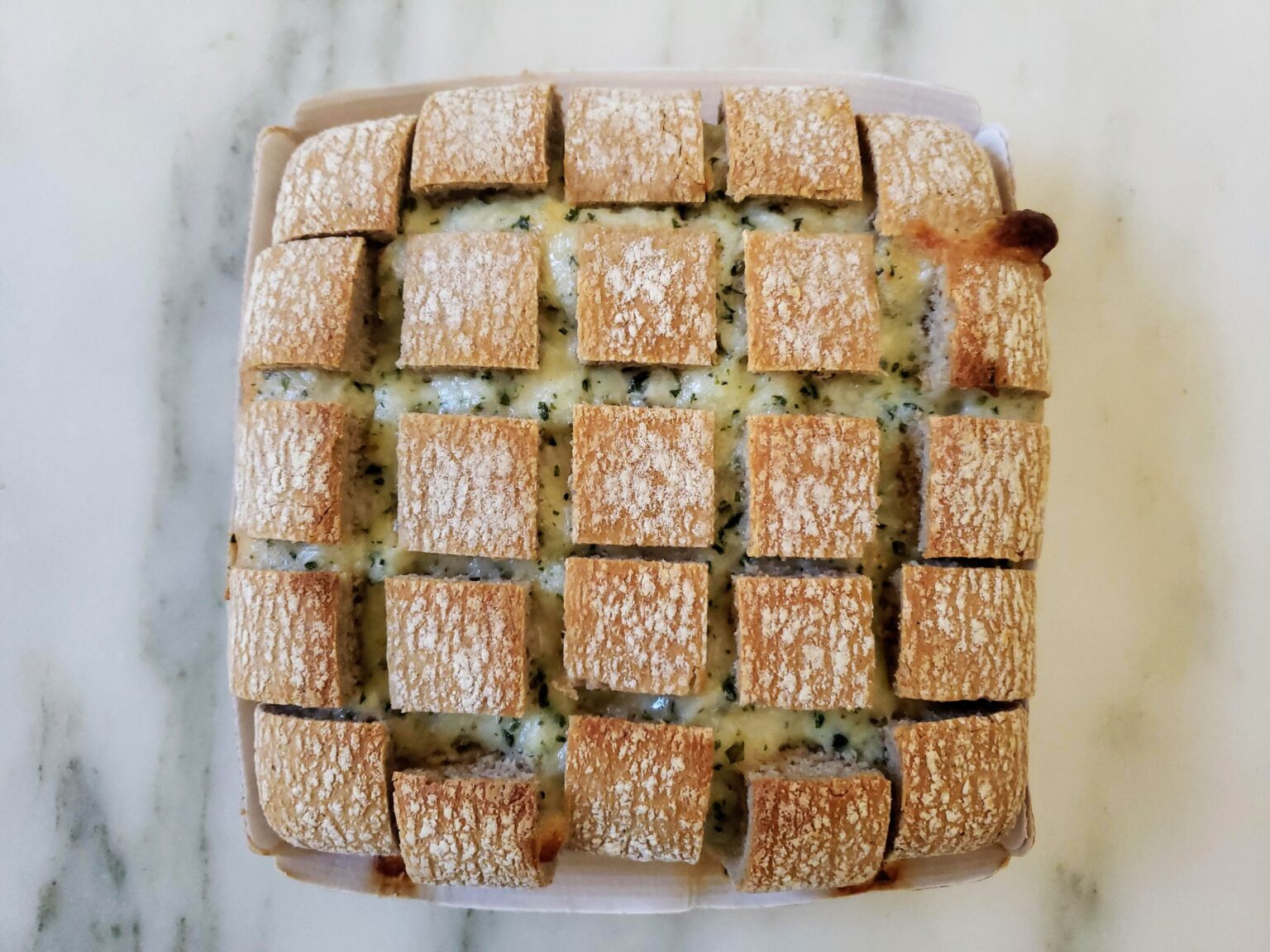 Costco Pull Apart Cheese Bread Garlic & Herb (Underwhelming)