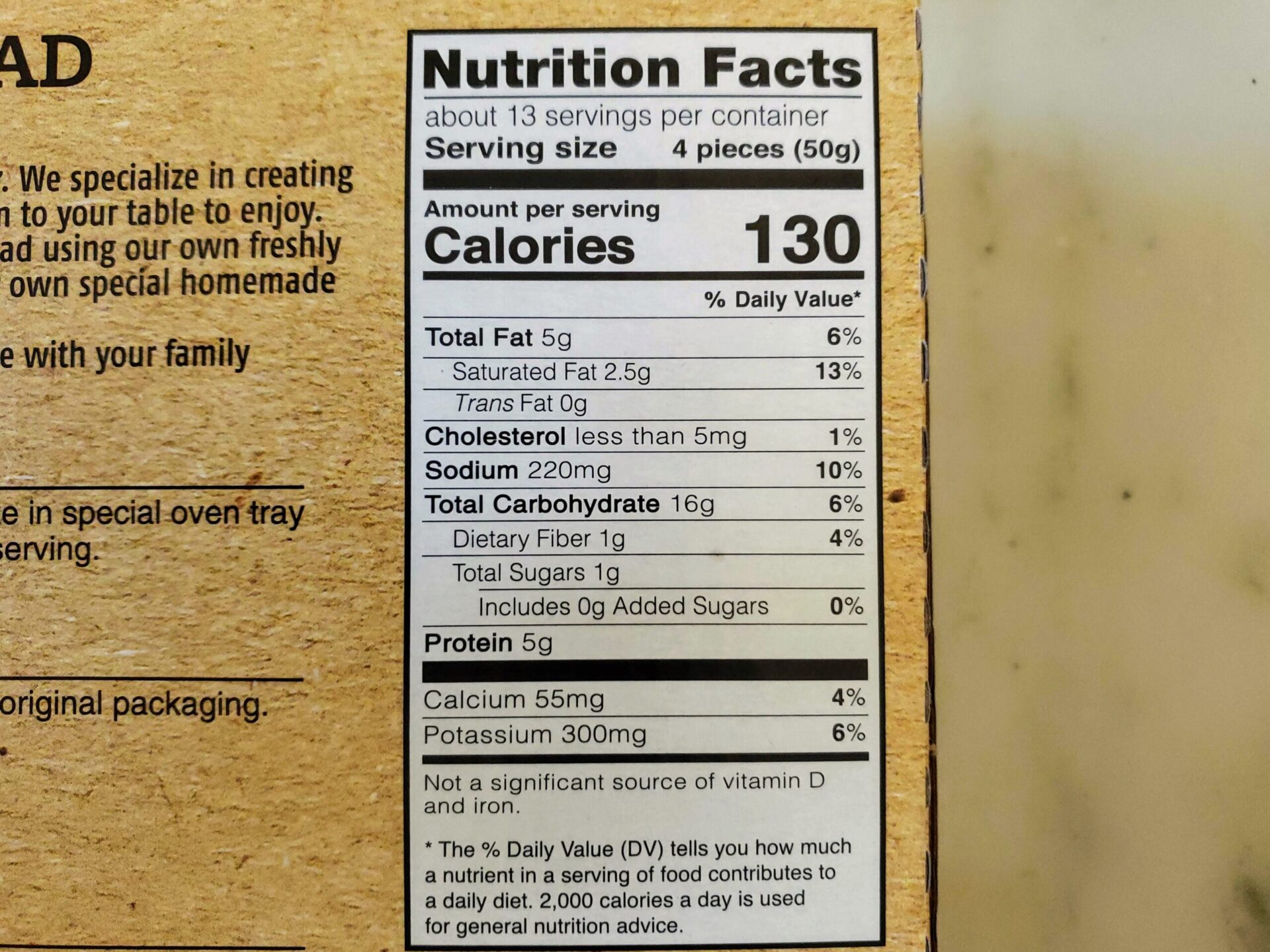 Cheese-Bread-Nutritional-Information