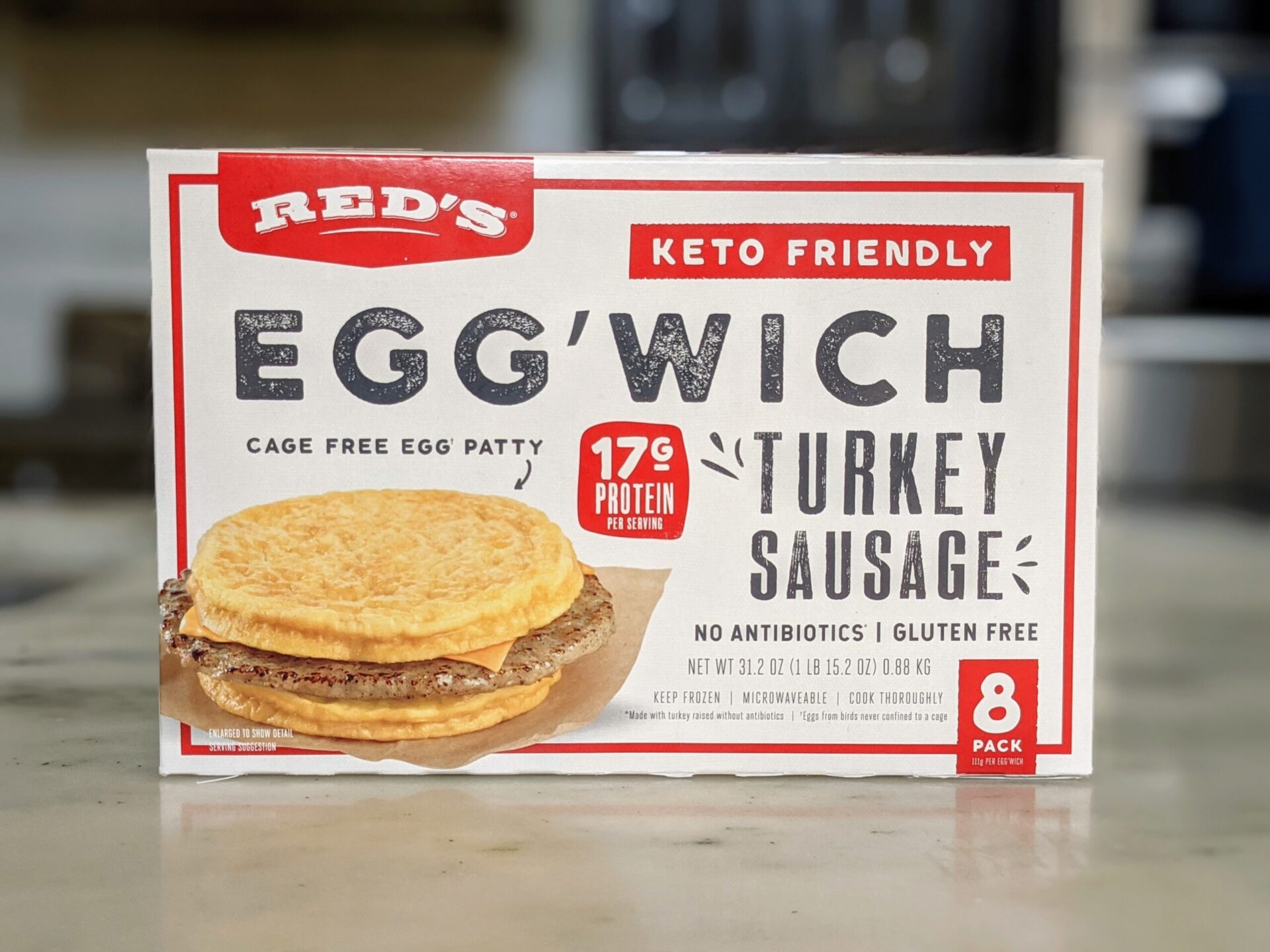 Turkey Sausage Egg'Wich